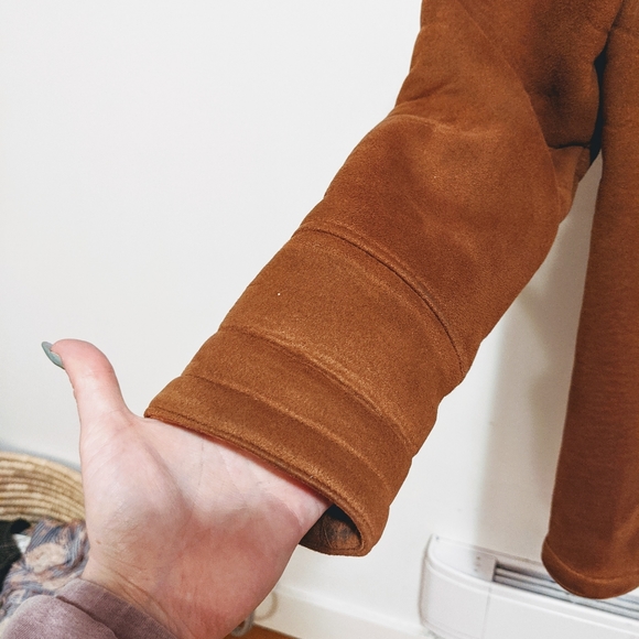 Ralph Lauren Vintage Faux Suede Sherpa Jacket - Picture 4 of 6